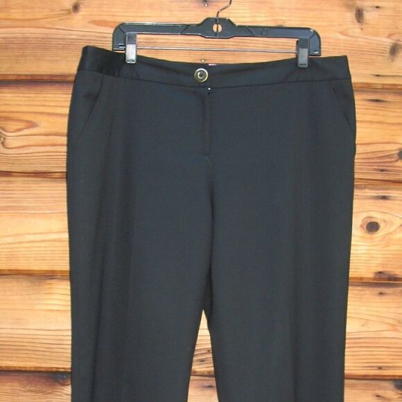 Black Stretch Wool Dress Pants - Picture 3 of 8